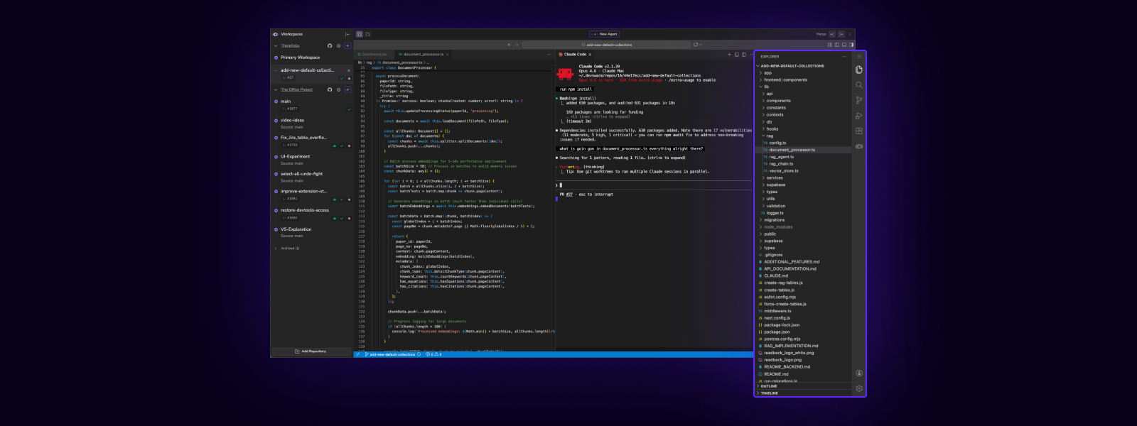DevSwarm 2.0 IDE